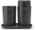 Brabantia renew bathroom accessories set - 3-piece - dark gray
