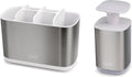 Joseph joseph bathroom organizer - bathroom accessories - set of 2 - stainless steel - silver white