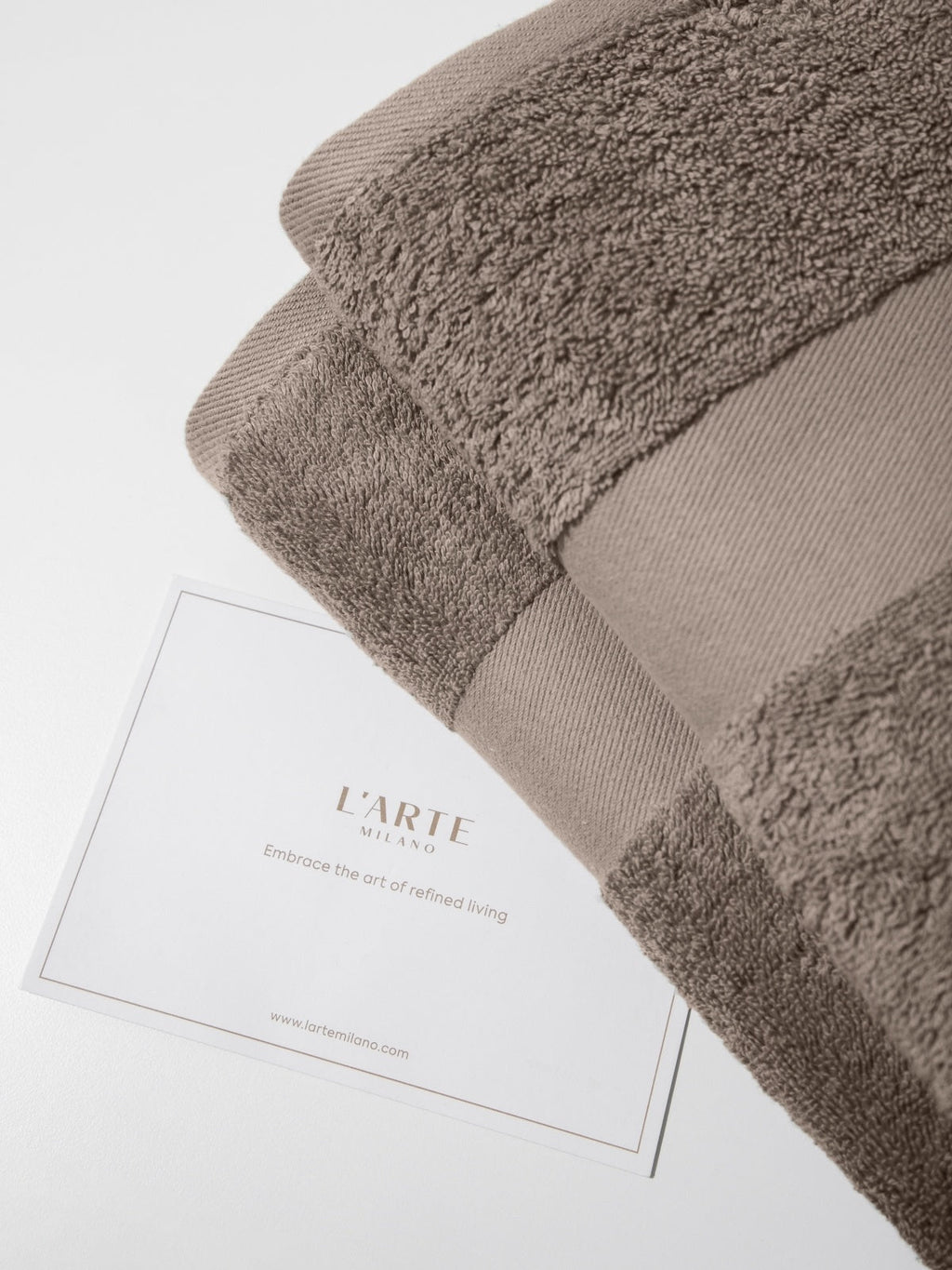 Cotton towel set – (2 pcs, 70 x 140 cm)