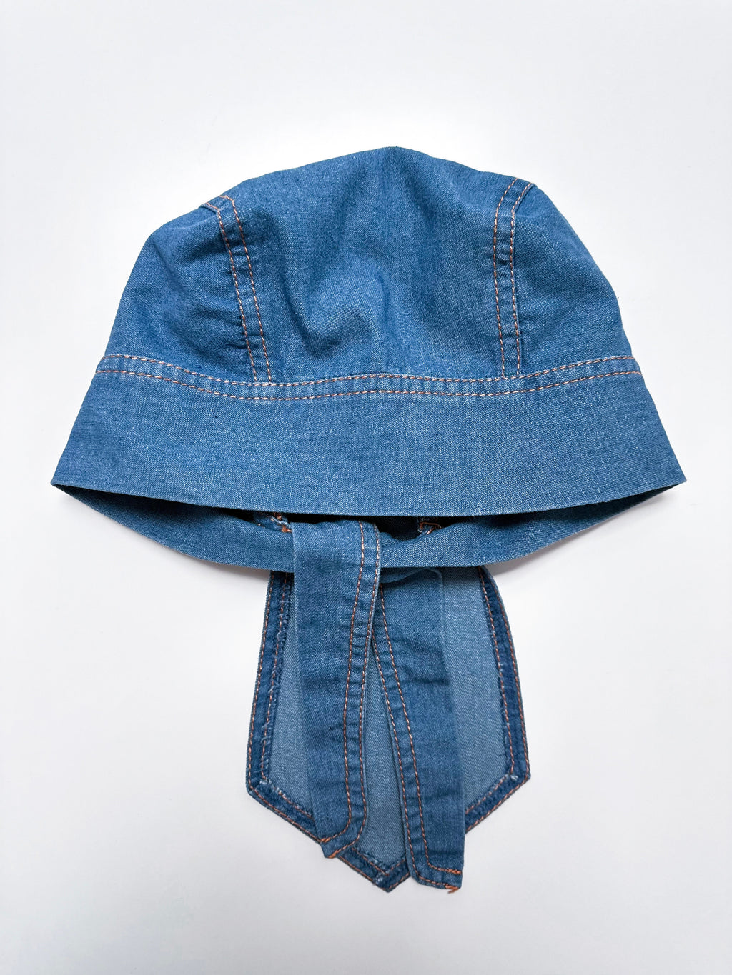 Virtuvės tekstilės rinkinys, džinsinė prijuostė, bandana, 2 virtuvinės pirštinės